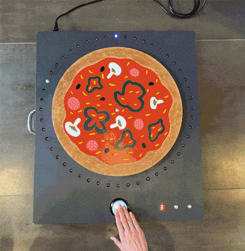 Reactiespel Pizza
